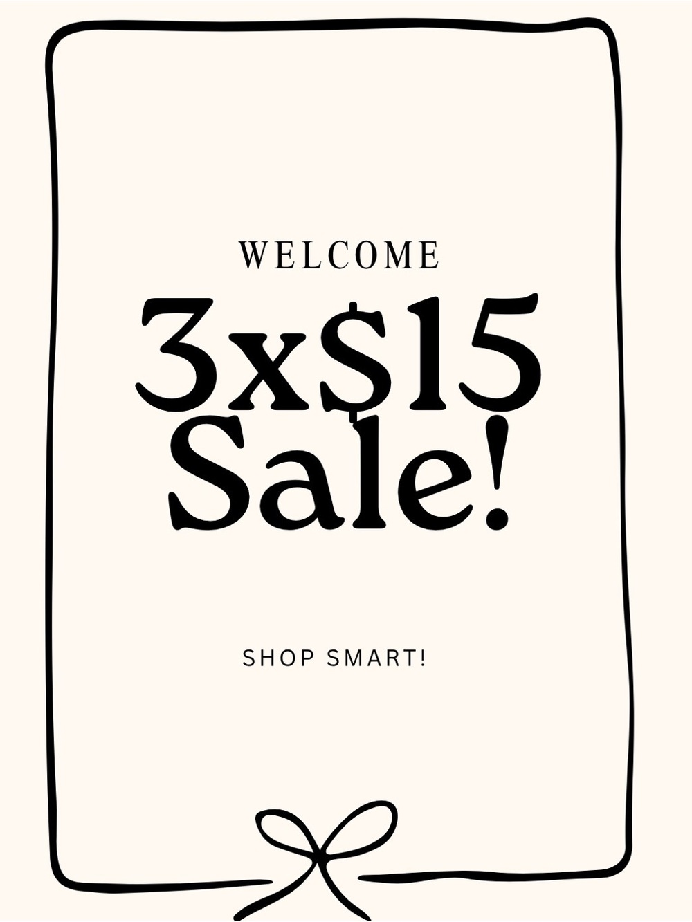 3x$15 Sale! Aug 4-9 only!
Includes men’s and women’s blouses/shirts only